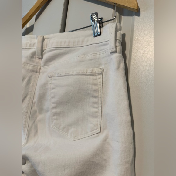 J Brand 835 Mid-Rise Cropped Skinny Jeans in Blanc White sz 32 - Picture 7 of 9